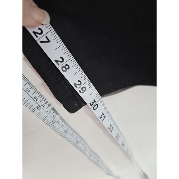 Principle Denim Innovators Black Leather Look Jeans‎ Womens 30 Dreamer Skinny - Picture 7 of 7